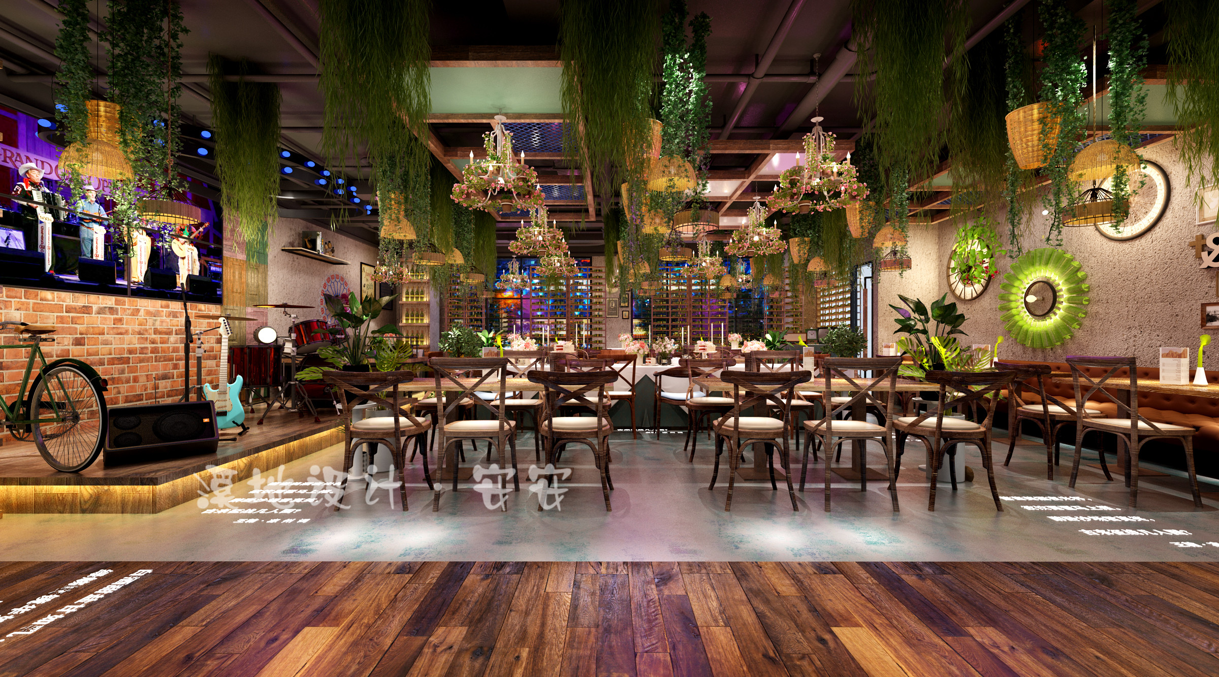 音乐餐吧静吧慢摇吧酒吧大厅前台案例-12