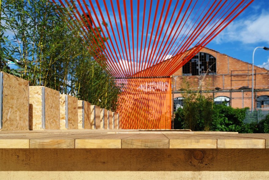 绿意盎然的多功能木质帐篷空间-12