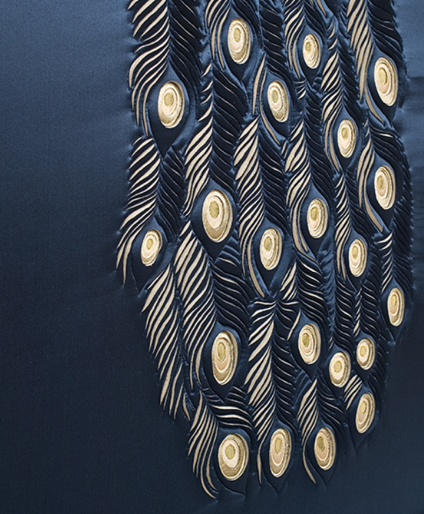 皮雕工艺在室内墙面设计中的应用-47