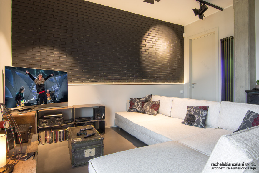 工业风 2.0 公寓 | 定制铁艺、原始砖墙、开放空间-29