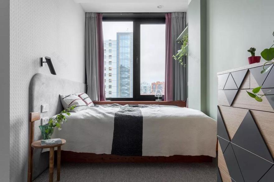 莫斯科 90㎡活力极简公寓设计-70