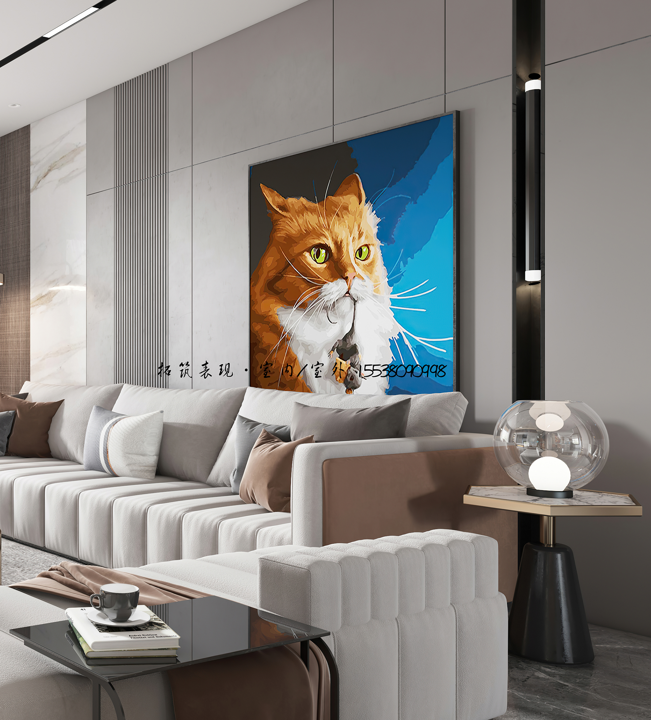 现代轻奢客餐厅案例-5