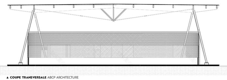 蓝宝石公园滑冰场 | 木钢混合框架的遮阳创新-47