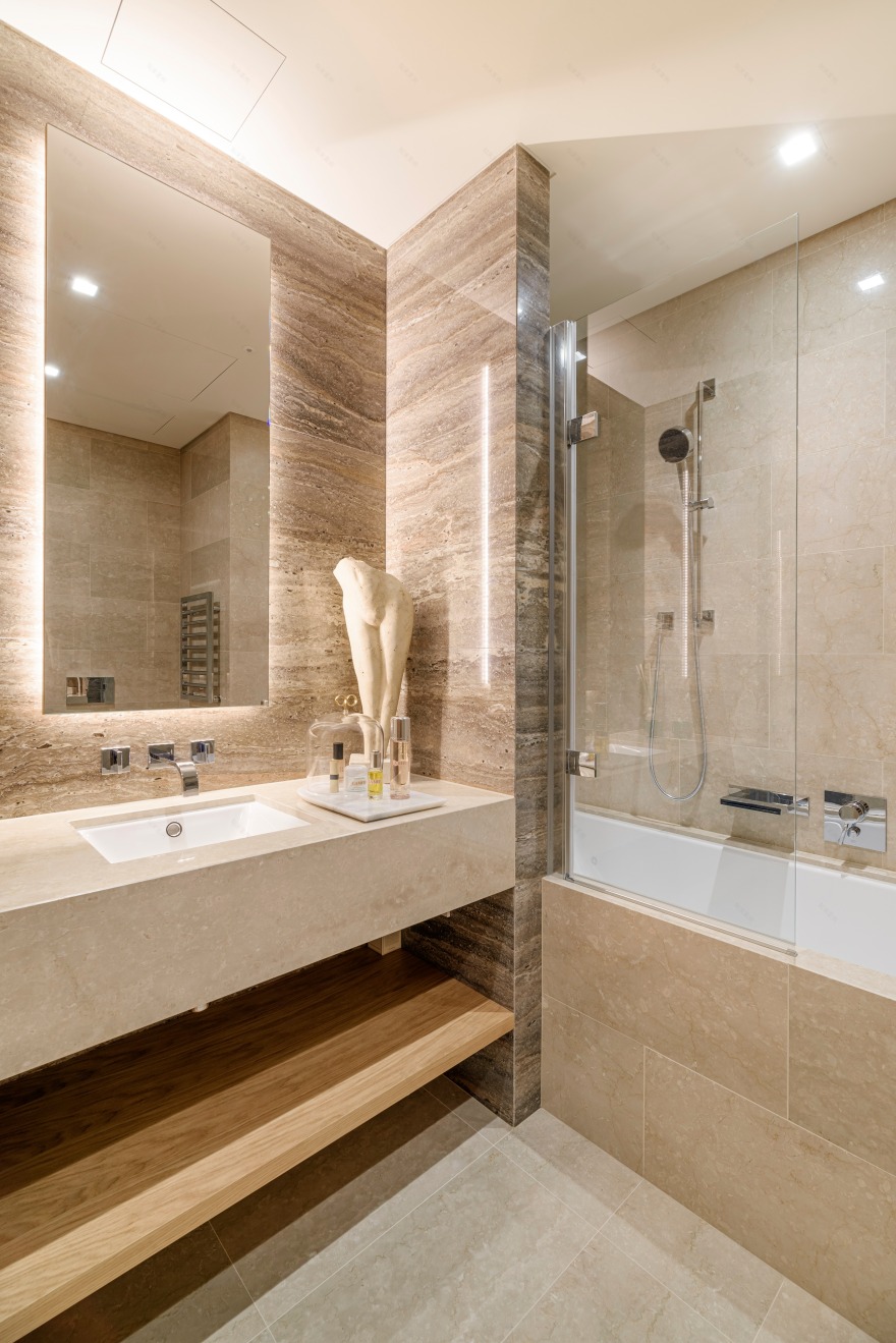 波兰华沙 ZŁOTA 44 绿色花卉公寓——现代、私密、舒适的设计典范-5