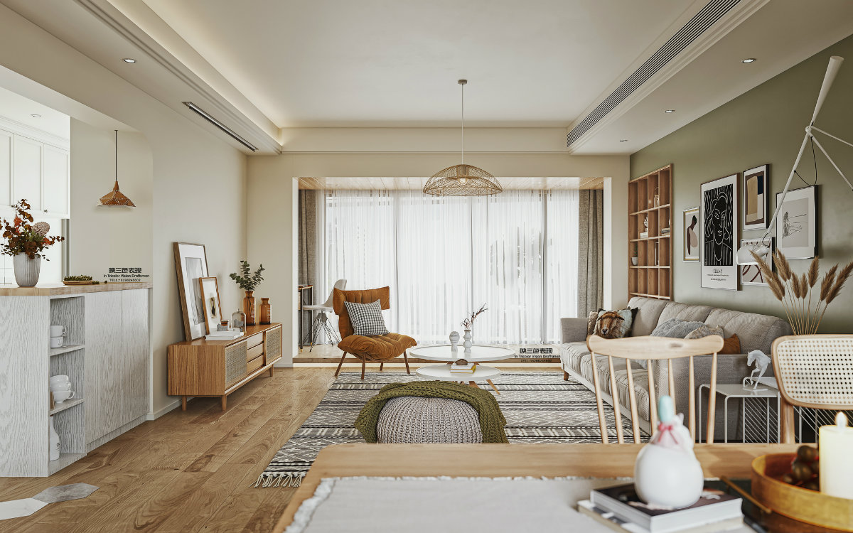 北欧原木邂逅绿色生机-8