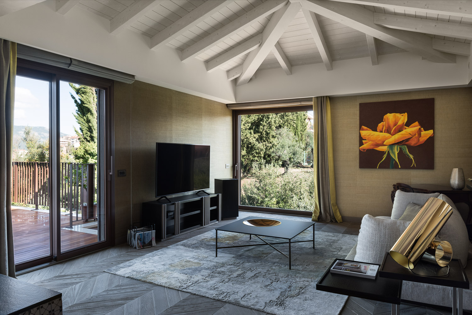 罗马郊区别墅，绿色可持续的家庭住宅-10