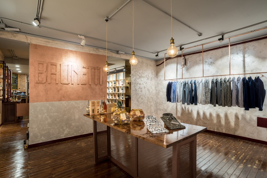 意大利风情 Brunetti 咖啡店,融合纺织与咖啡文化-5