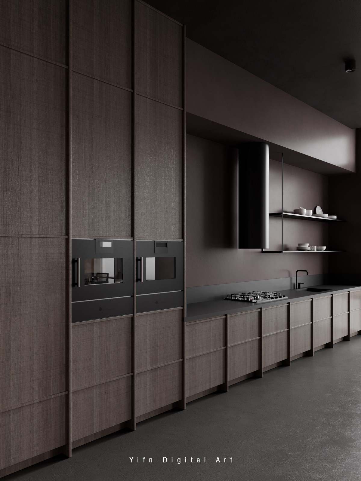 易梵 / 室内住宅 / corona,Rendering-10