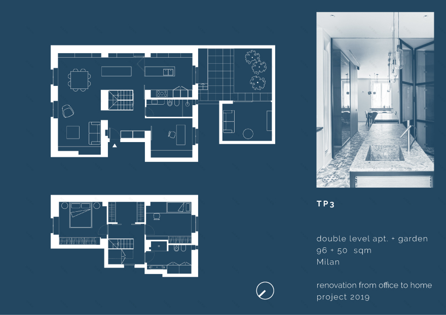 双层空间翻转,复古风私人住宅设计-1