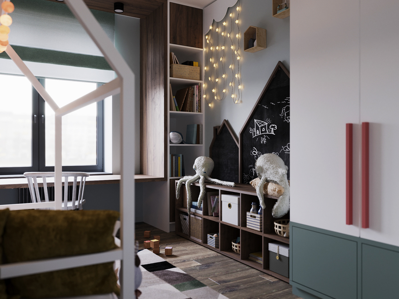 童趣设计，打造温馨儿童房-2