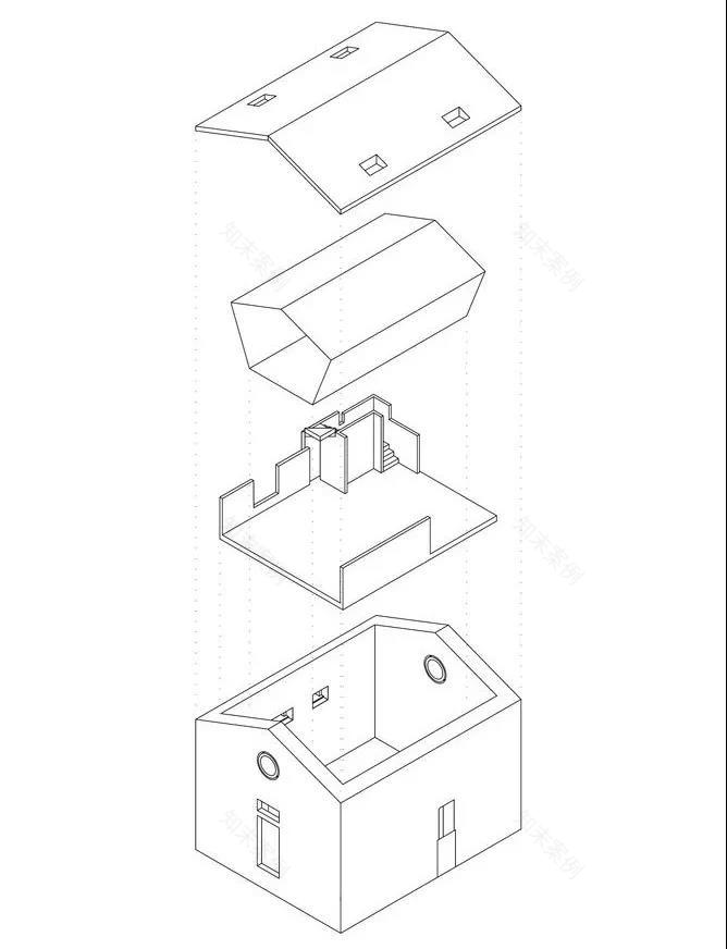 50㎡双层石头屋的宽敞空间魔法-4