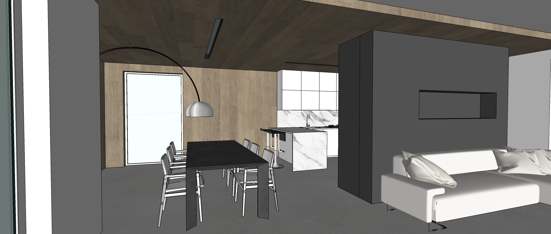 Progetto di Ristrutturazione e arredo di una villetta su due piani ad Osimo AN-28