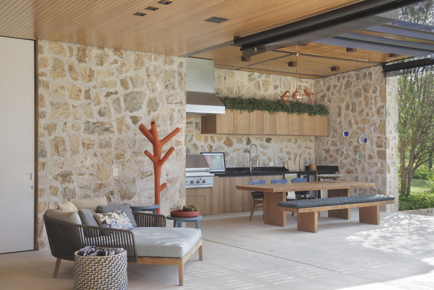 巴西乡村别墅,打造温馨现代空间-2