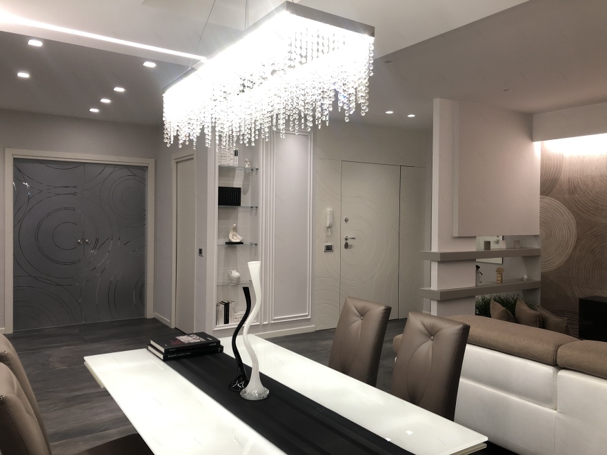 现代简约风公寓改造,干净利落重塑空间比例-6