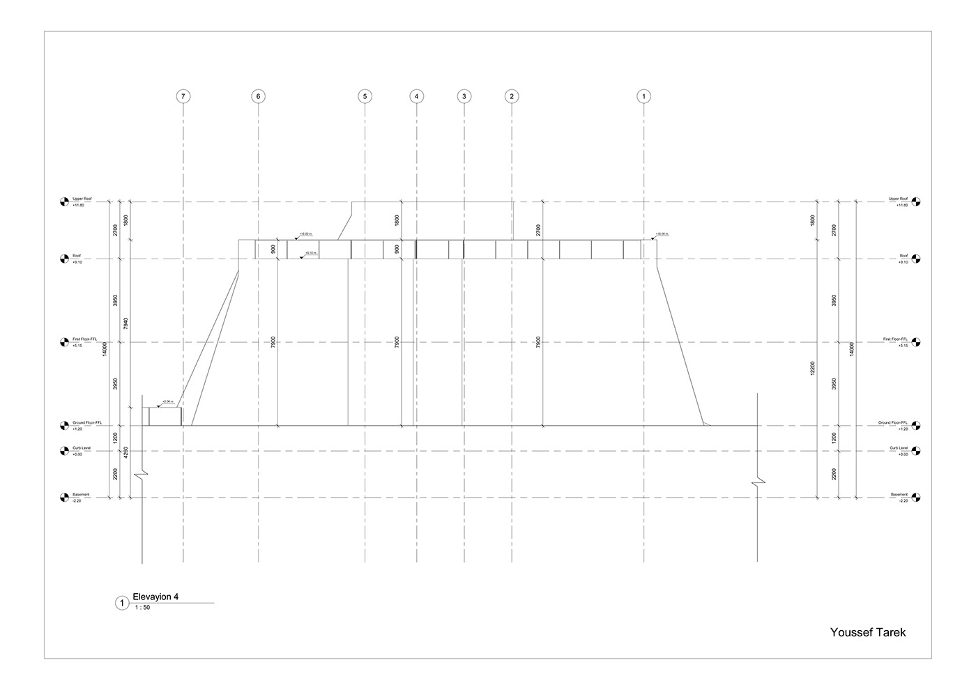 Youssef Tarek丨别墅建筑丨Villa Working Dawings-10