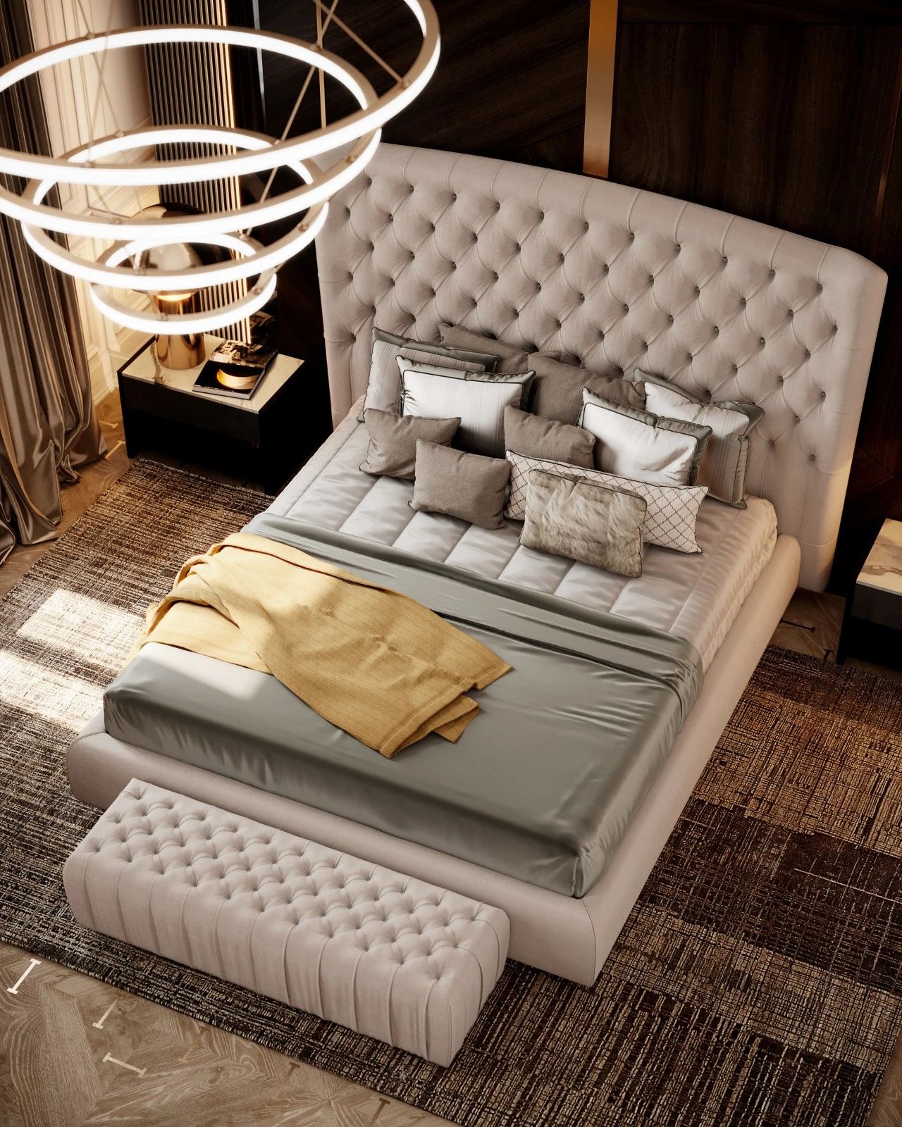 Mossebo 设计团队打造大气一居室,古典与现代完美融合-29