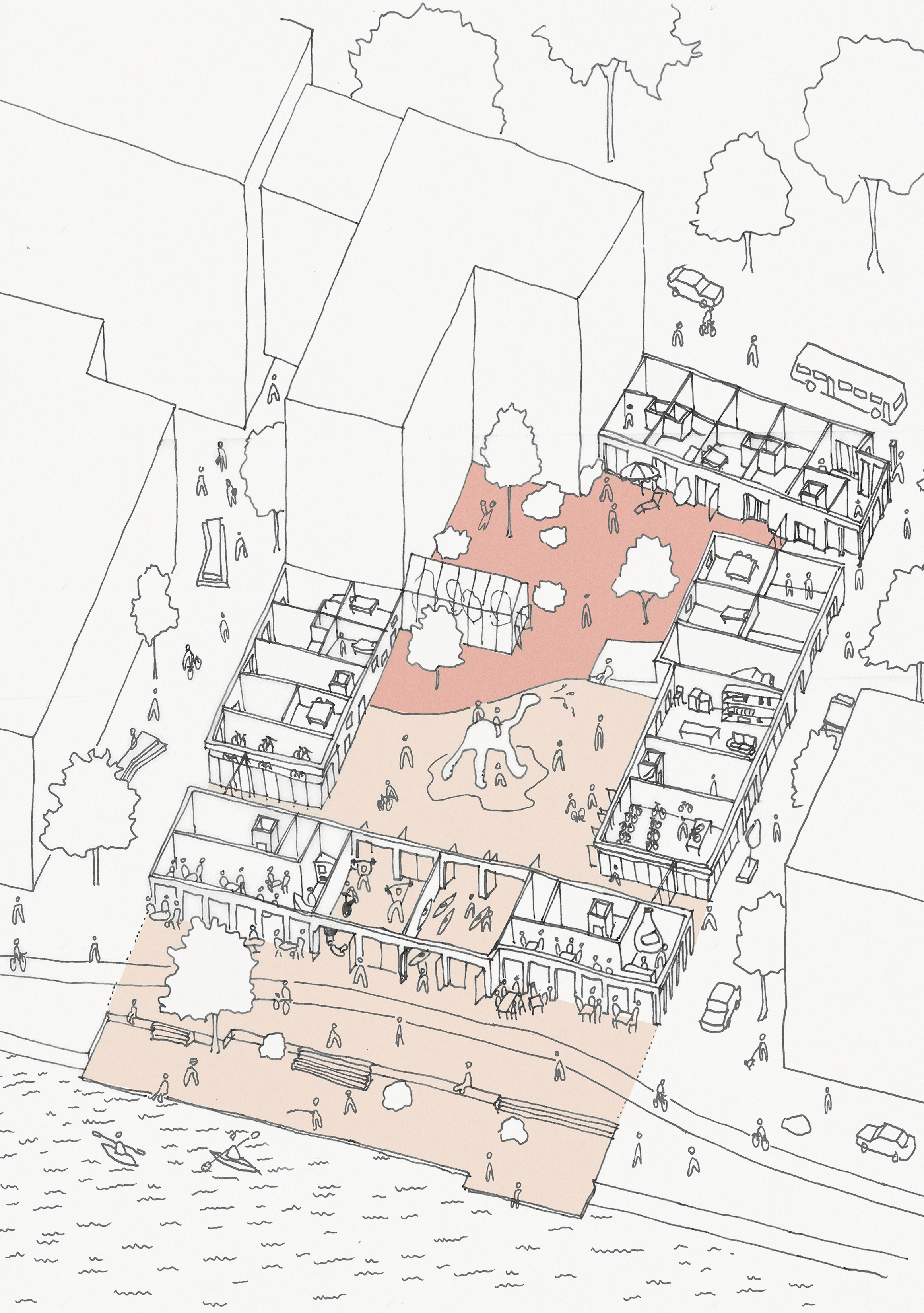 瑞典 Citadellskajen 城市区块丨Kjellander Sjöberg-3