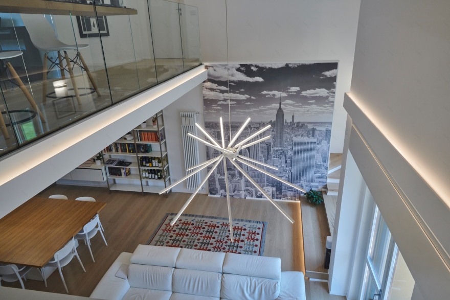 意大利 Vimercate 私人住宅照明设计丨Bianchessi-27