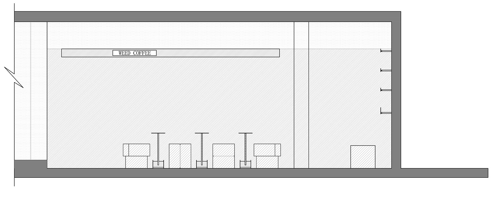 Weed Coffee，杭州/统一空间秩序，形成视觉的连续性-43