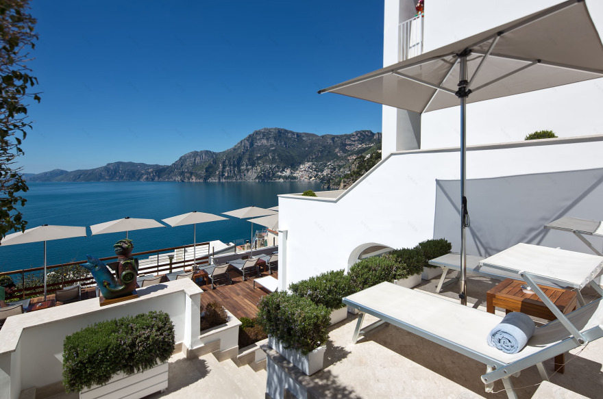 阿马尔菲海岸的现代白色酒店设计-21