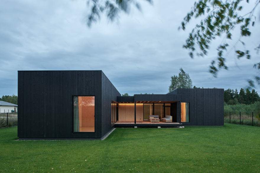 融合传统与现代的立陶宛乡村别墅设计-8