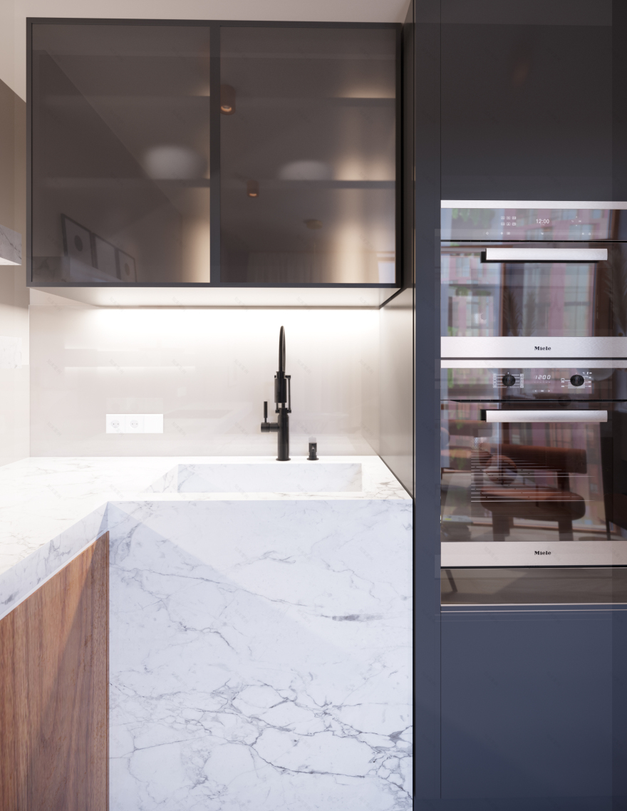 Vi丨公寓丨Apartment interior design Residential comple· Respublika,Kiev-4