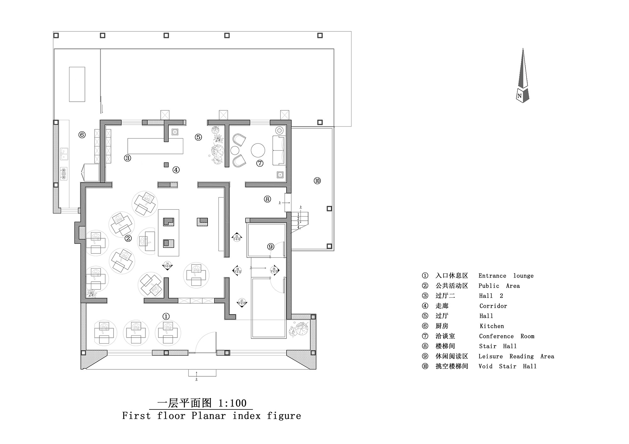 蓝月亮电影公司办公室设计：时光之间的一条线-27