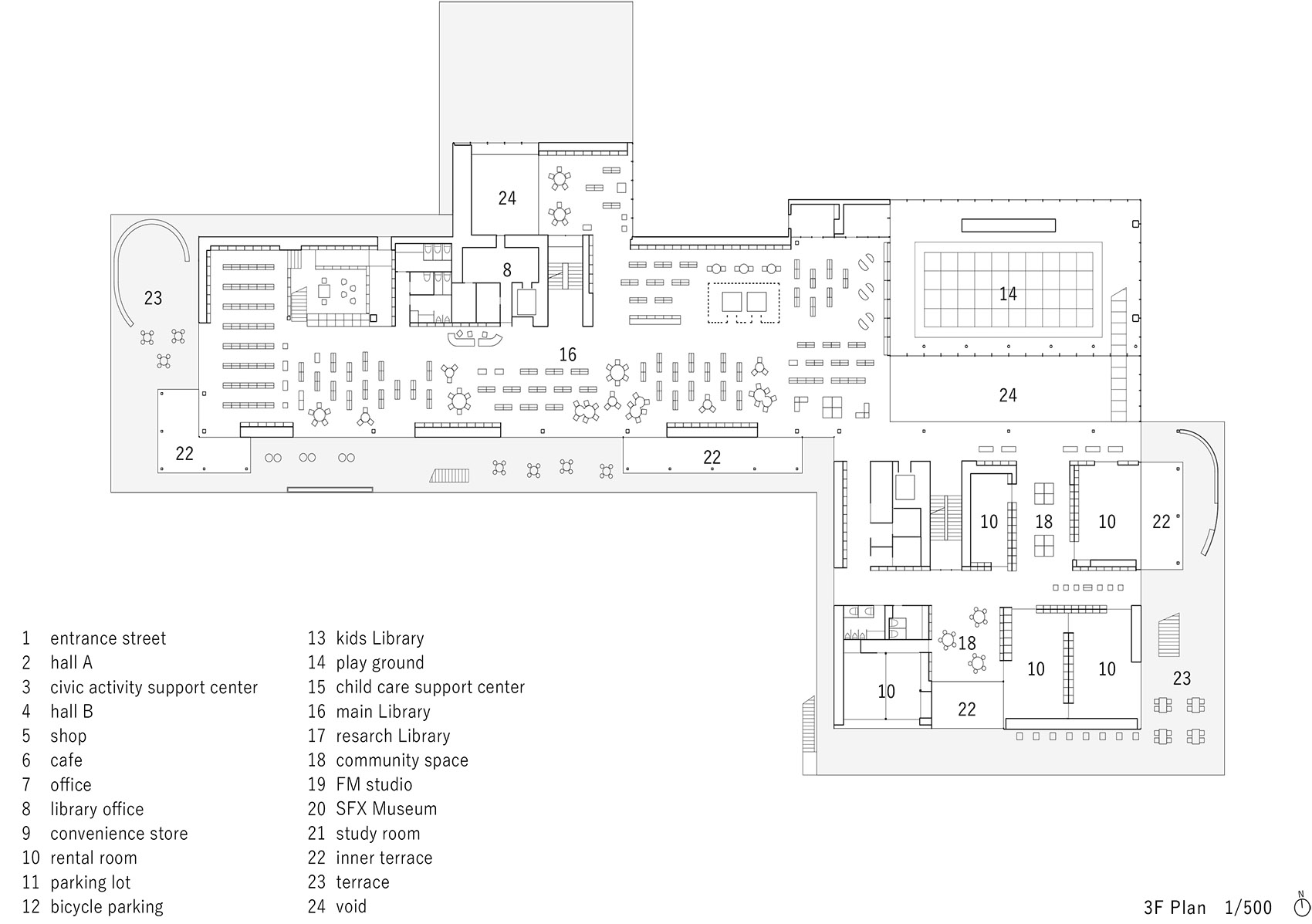 福岛 Sukagawa 社区中心丨日本福岛丨UNEMORI ARCHITECTS,Ishimoto 建筑和工程公司-100