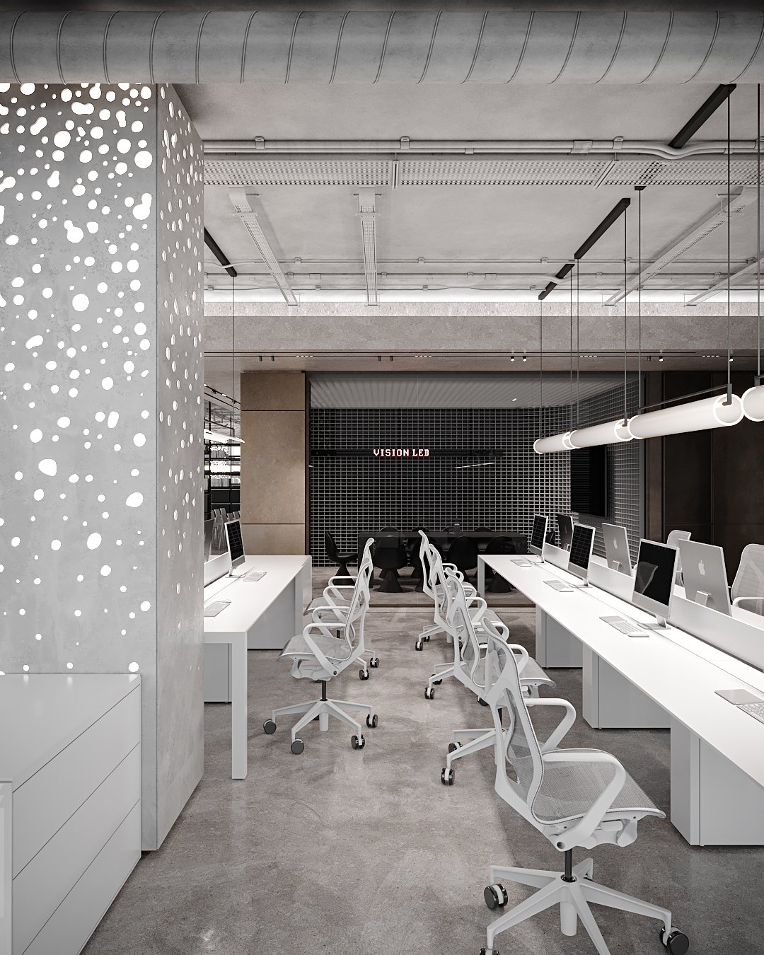 极简自然风办公室设计-22