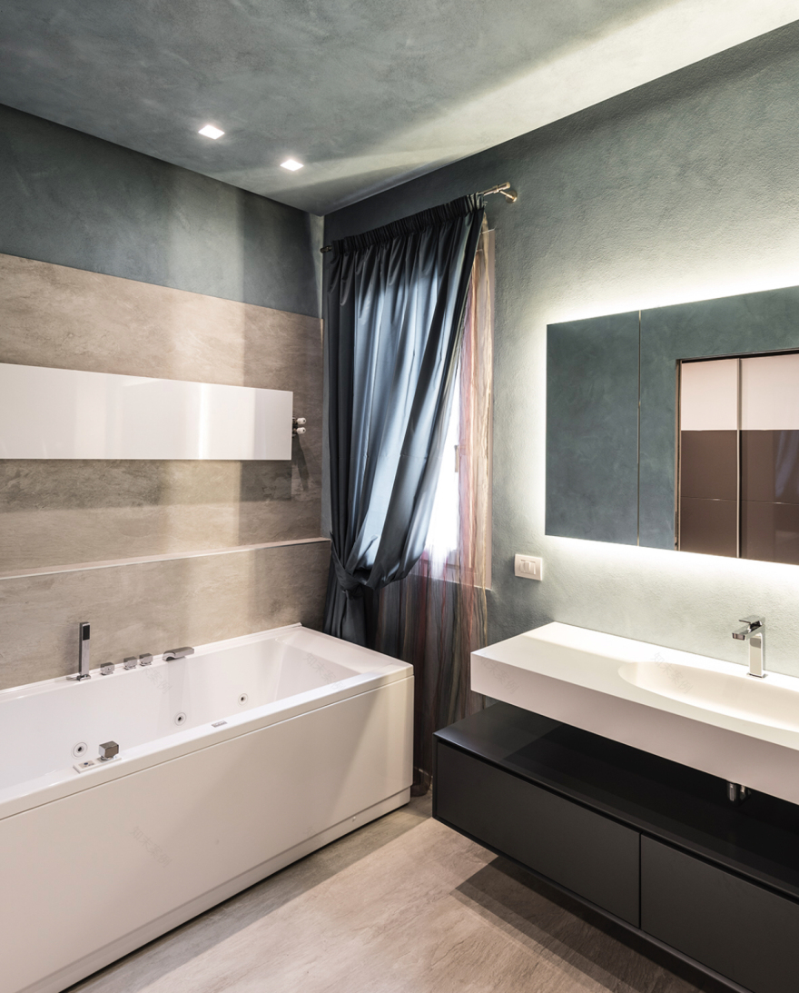 城堡旁的现代公寓改造-9