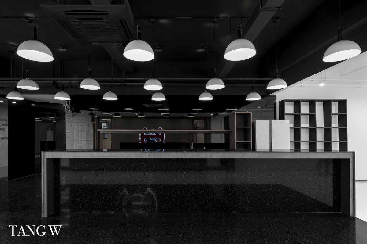 杭州禾赛光电现代展厅办公空间设计-7