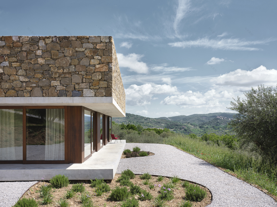 意大利托斯卡纳橄榄林中的 HV Pavillon 别墅丨GGA gardini gibertini architetti-3