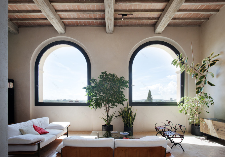 别墅 Ristrutturazione di Villa colonica del'400-17