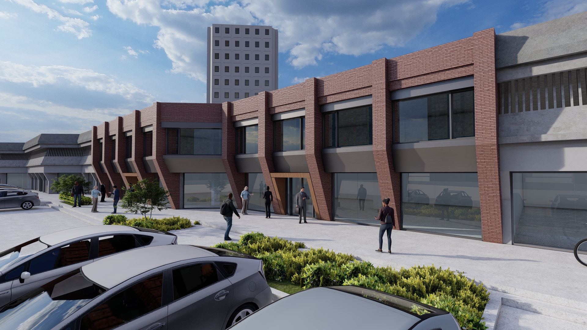 1978 年建筑翻新，打造商业适用的立面设计-18