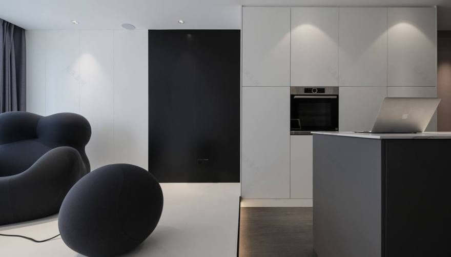 独居时光,编织一个人的梦——沈健 90 平米自由无拘束空间设计-18