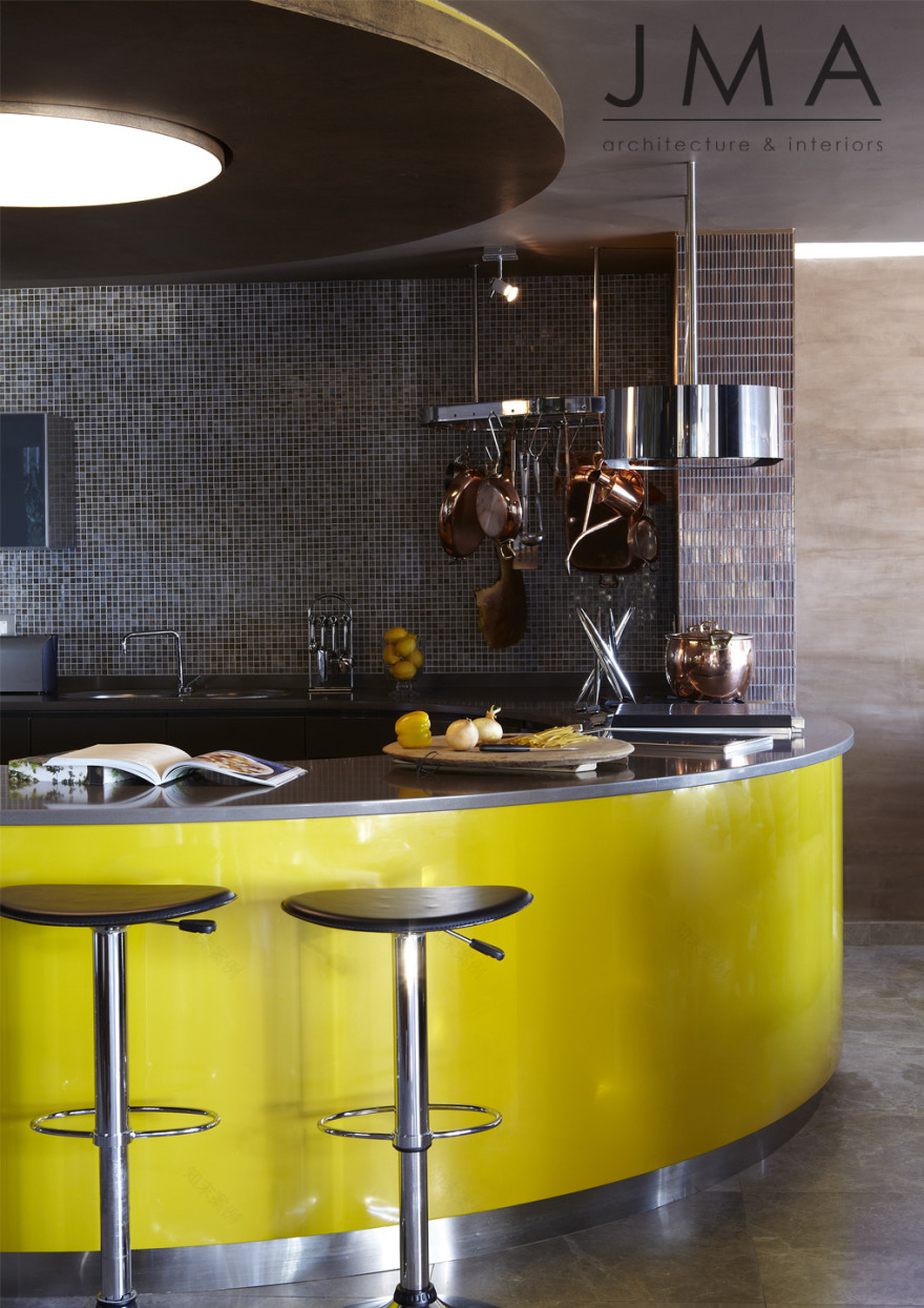 南非豪华别墅,有机曲线与自然环境完美融合-8