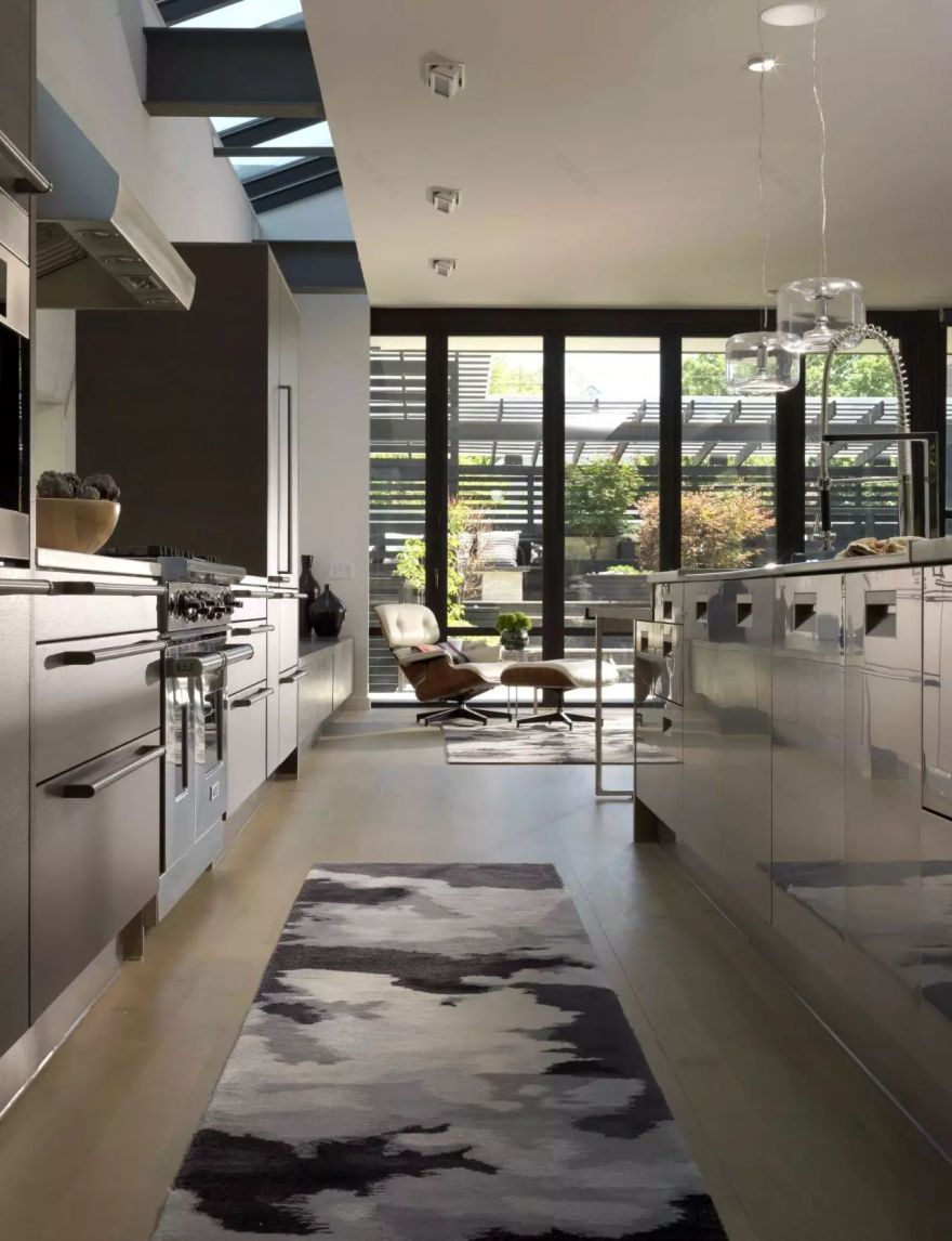 高级黑的艺术 | 芝加哥设计工作室的精致家居-105