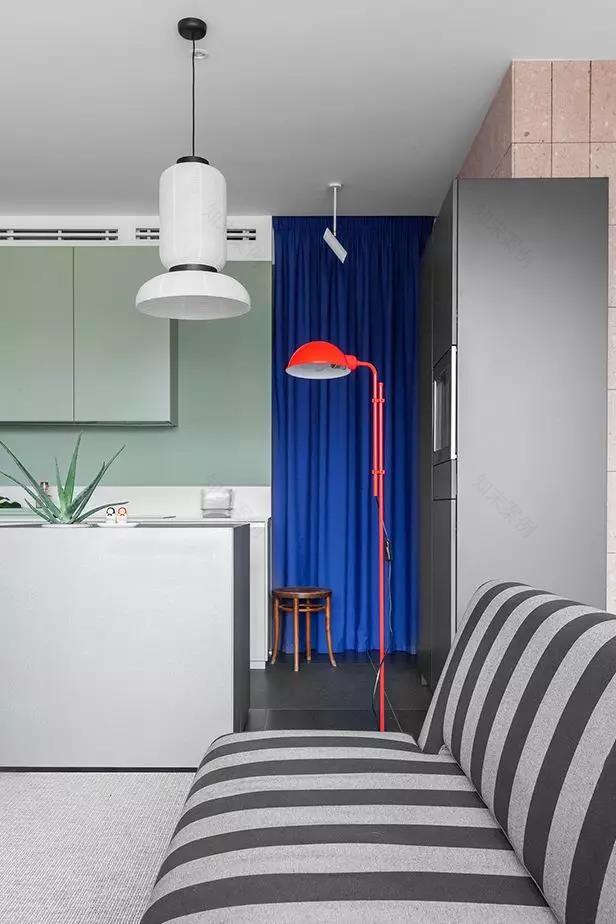 莫斯科 90㎡活力极简公寓设计-28