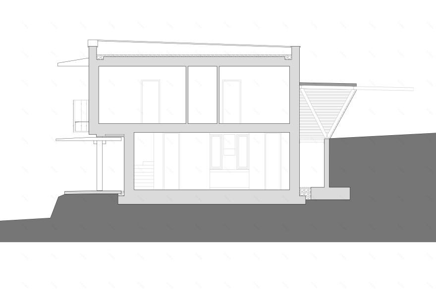 山间别墅 | 融入自然的全景视野-24