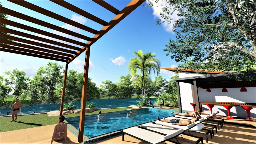 斯里兰卡 Balapitiya 河畔别墅设计-6