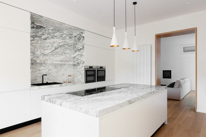 简约现代的 140 平米公寓 | 自然光与社交空间的完美融合-10