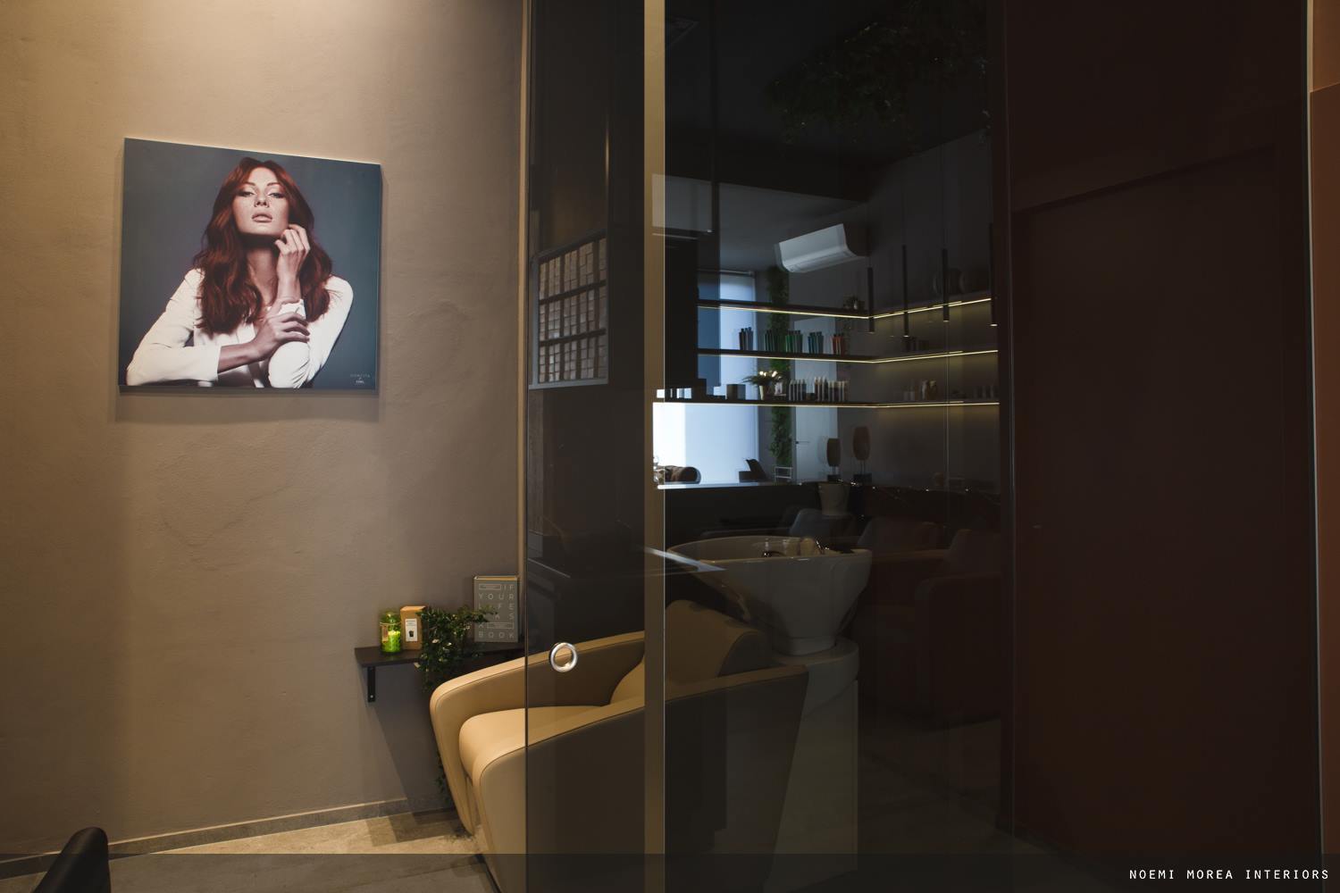 NOEMI MOREA interiors, NOEMI MOREA丨理发店丨C O N C I T A hair saloon-13