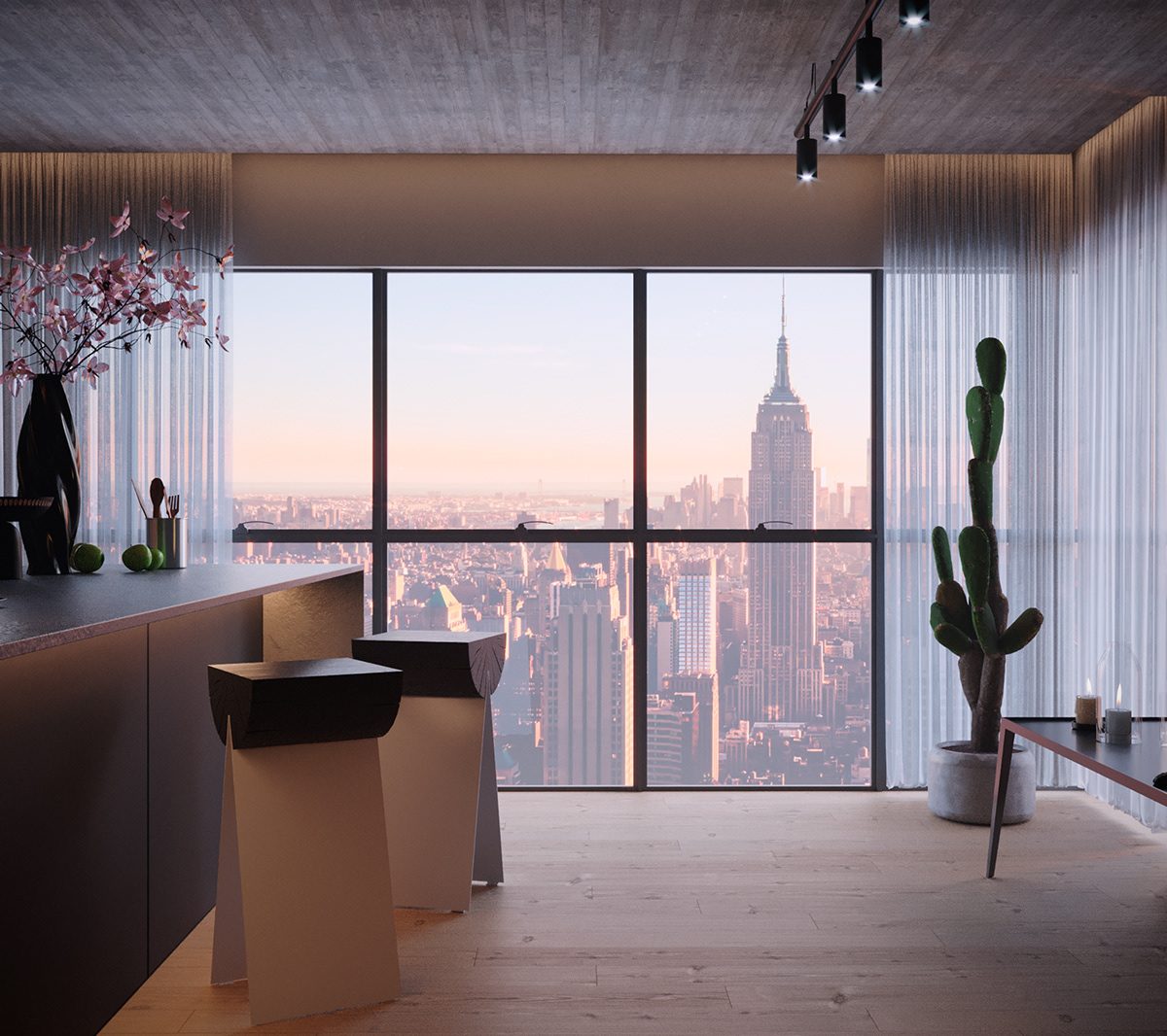 Living Dark | LaLuz 室内设计呈现性感优雅的生活方式-4