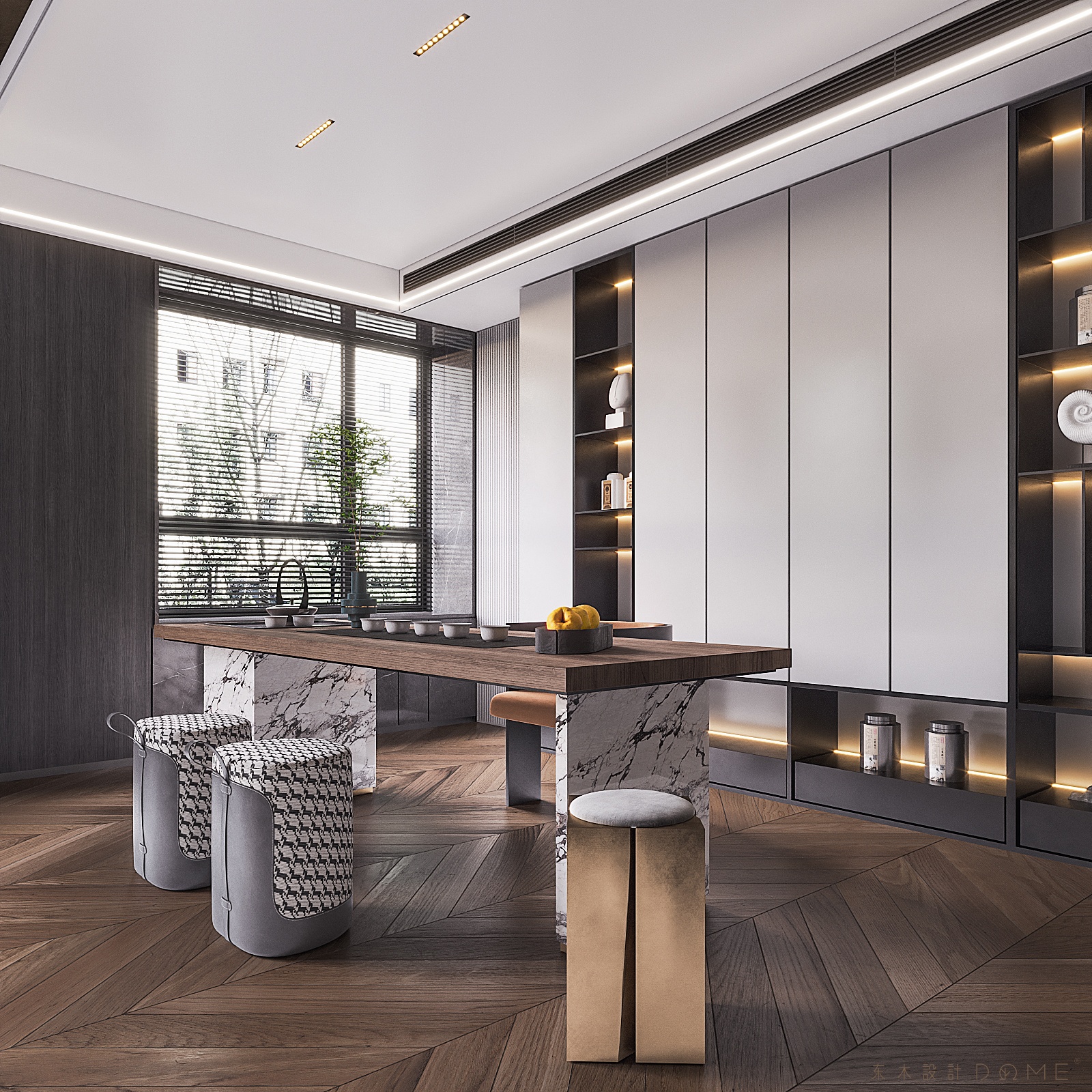 TOMO東木筑造丨别墅丨东木设计 丨 283㎡ 4室2厅，远离喧嚣融入质感生活-7