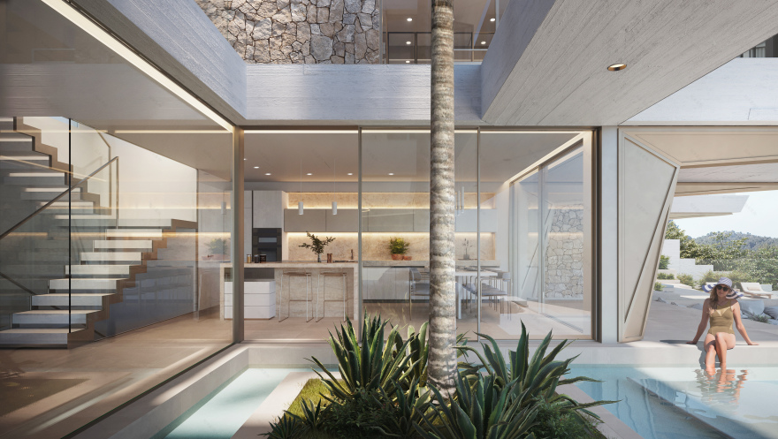 TWIN VILLAS 别墅设计丨西班牙 BAREA Arquitectos-6