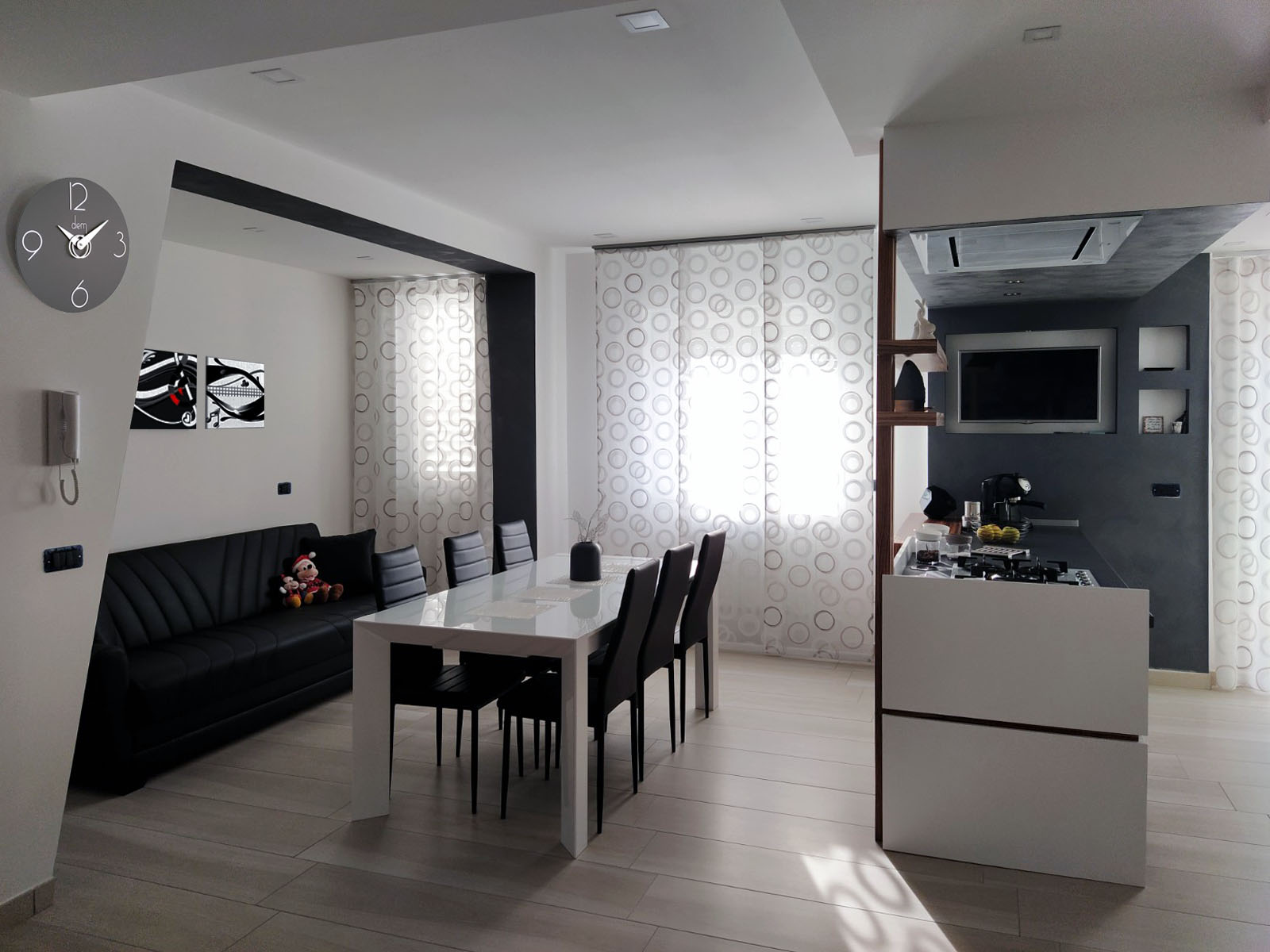 Progetto di zona living - Casa GG-1