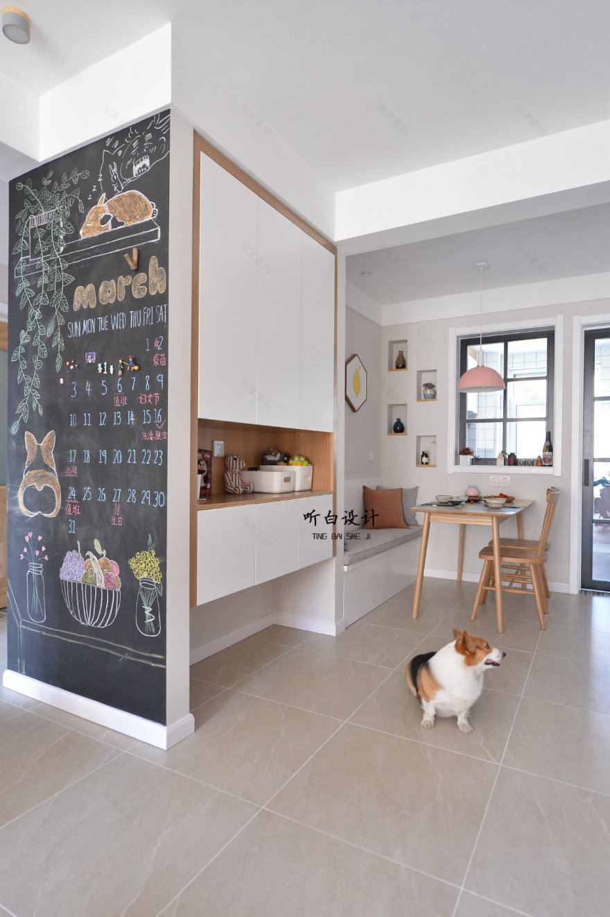 127 平日式混北欧婚房,储物充足、柯基空间足够-22