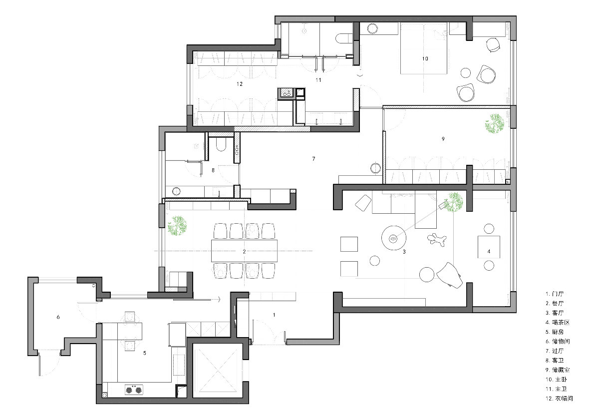 极简住宅公寓改造，常州/己十空间设计-15