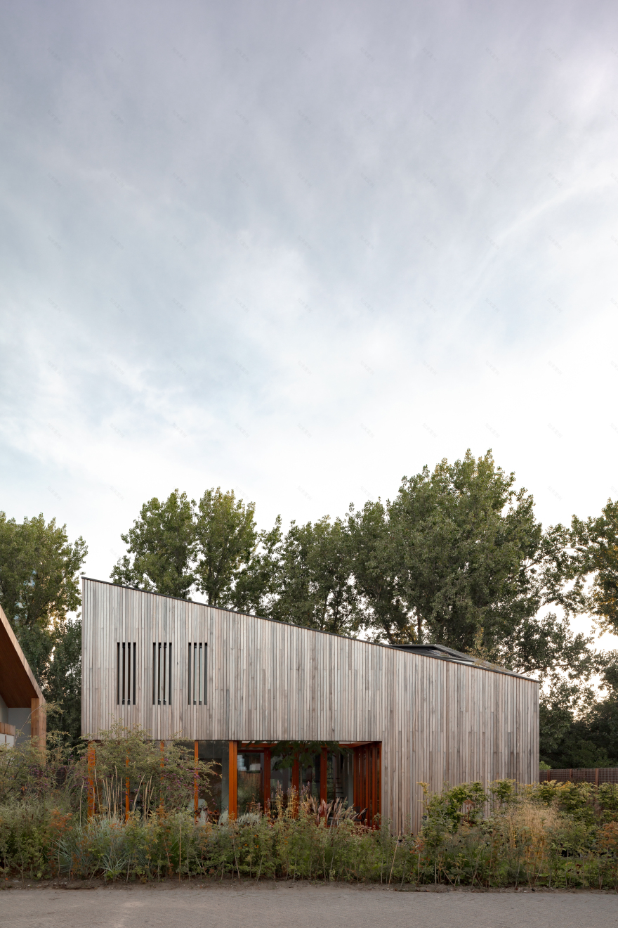 荷兰绿色邻里中的多彩庭院别墅丨荷兰鹿特丹丨studio AAAN-1