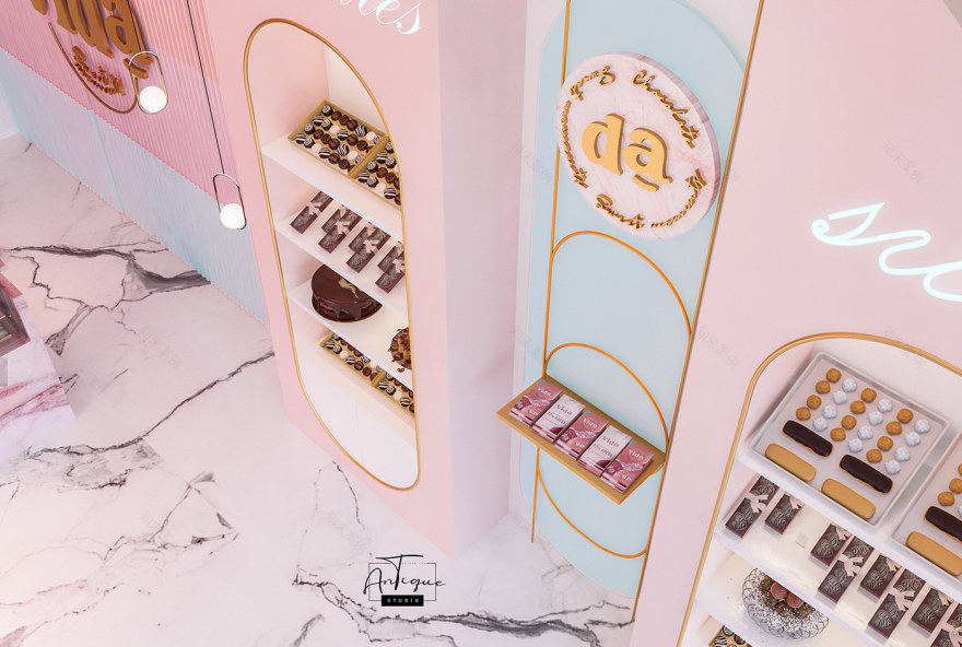 VIDA 巧克力甜品店设计丨ANTIQUE Studios-8